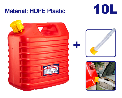 Bidon Combustibles Hdpe 10L 3Mm  Pico Vertedor Emtop Emqy2310