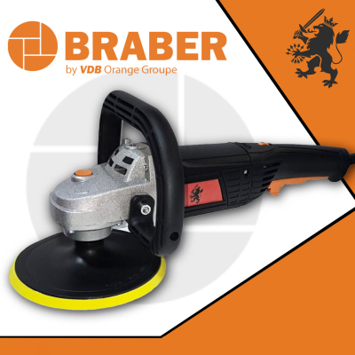 Lustrapulidora 180Mm 1650W Braber Lus18165