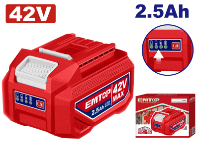 Bateria 42V 2,5Ah Emtop Ebpk42251