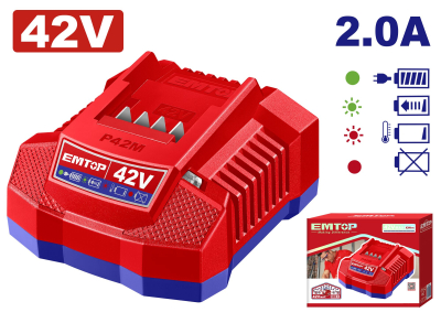 Cargador Bateria 42V Emtop Efcr42021-4