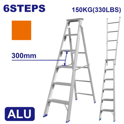 Escalera Tijera 6 Esc Doble Articulada Emtop Emldf062