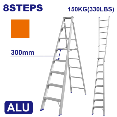 Escalera Tijera 8 Esc Doble Articulada Emtop Emldf082