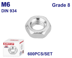 Tuerca M6 G8 Din934 600Uni Emtop Emmv1506A