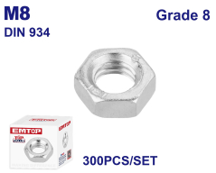 Tuerca M8 G8 Din934 300Uni Emtop Emmv1508A