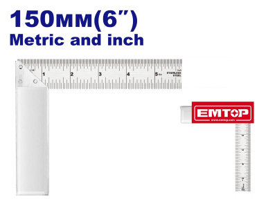 Escuadra De Aluminio Y Acero 150Mm Emtop Emsr2915