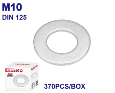 Arandela Plana M10 Din125 X 370Uni Emtop Emvwb514