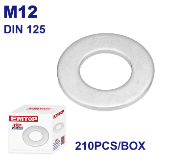 Arandela Plana M12 Din125 X 210Uni Emtop Emvwb515