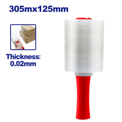 Film Strech 125Mmx305Mt Con Mango Giratorio Emtop Emxr1303