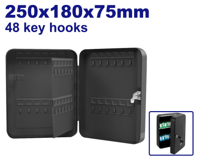 Gabinete Metalico 48 Llaves 25X18X7.5Cm Cerradura 2 Llaves Emtop Emysx1H02