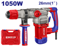 Rotomartillo Sds-Plus 1050W 26Mm 4,5J Emtop Erhrp1052-4(*)