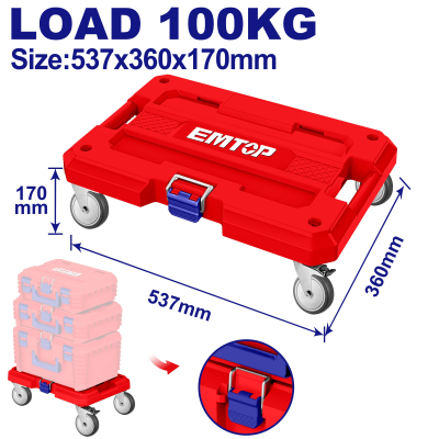 Caja Encastrable Base Roll Packout Emtop Ewwb61001