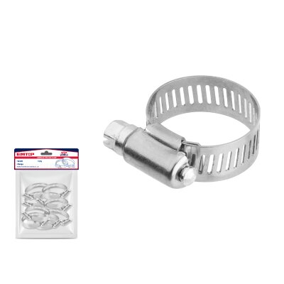 Abrazadera Americana Fleje 12,7Mm 13-19Mm Banda Y Carcaza Inox Tv Emtop Emhu1E03 Min 50U.