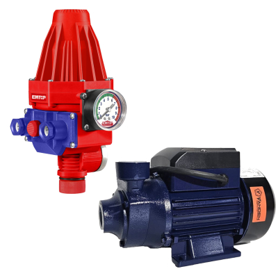 Combo Bomba Periferica 1/2Hp Vanden Bp12 + Automatico Emtop Eapc1201