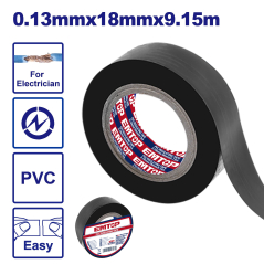 Cinta Aisladora Pvc Negra 18Mm X 9,15M 0,13Mm Emtop Empn1103