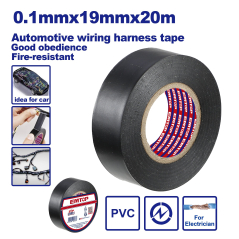 Cinta Aisladora Pvc Negra 19Mm X 20M 0,1Mm Emtop Empn1015