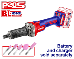 Amoladora Recta Bl Max.30000Rpm 20V 6Mm-1/4 Emtop Eldg2001