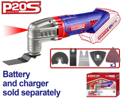 Multiherramienta Oscilante Bl 20V C/Acc Emtop Elmf2022