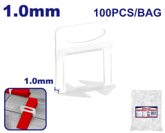 Nivelador 1Mm Pp X 100Uni Emtop Emxz2301