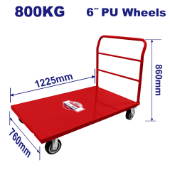 Carro De Carga 800K 1225*760*860Mm Rueda 6Pulg Emtop Ewwb1280