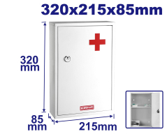 Botiquin Chapa C/Llave 32X21.5X8.5Cm Emtop Emyyx4501
