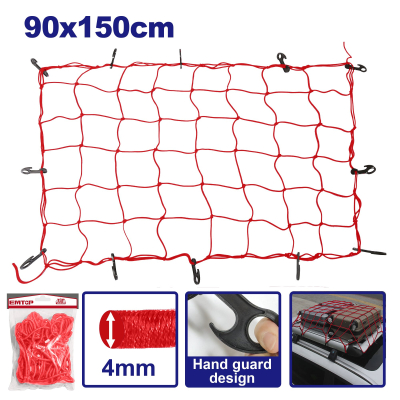 Red Elastica Para Cargas 90X150Cm Cuerda 4Mm Pp Y Caucho Emtop Emxlw1E90