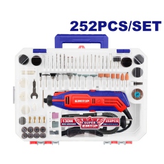 Minitorno Con Flexible 220V 130W 35000Rpm 251Acc. Emtop Emgk13011-4