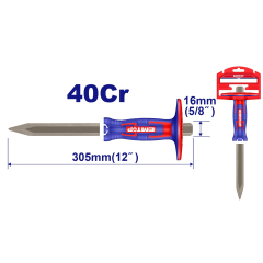 Punta C/Prot Etmop Eccl041602 Acero 40Cr 4X16X305Mm