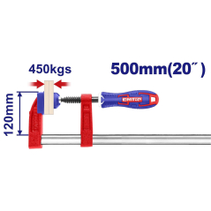 Sargento Tipo F 500X120Mm Industrial Emtop Eclpf12301