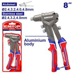 Remachadora Industrial Alum E Inox Emtop Ehrr081