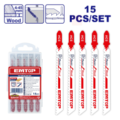 Set 15 Sierra P/Caladora 74Mm 8Tpi T111C Madera Emtop Ejsbt5111C