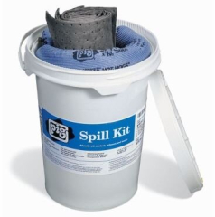Kit Antiderrame P/Hidrocarburos Y Liquidos En Bolso Con Balde 20Lts Reactiva