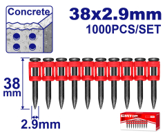 Clavos Para Hormigon Rollo 38Mm X 1000 Unid Emtop Enal02381