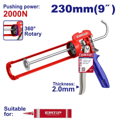 Pistola Aplicadora 230Mm Cartuchos Industrial Emtop Ecgn8609