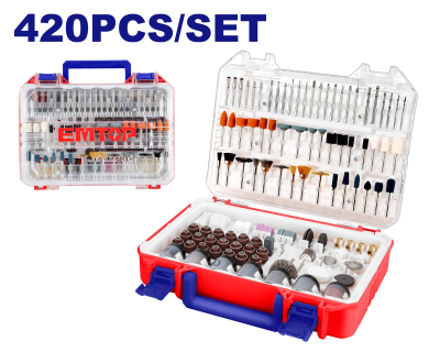 Set De Accesorios 420 Pz Para Minitorno Emtop Eakmg4208