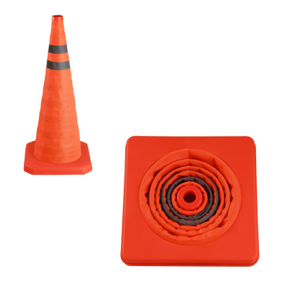 Cono Vial Plegable Naranja De 70Cm Kushiro B70Pp