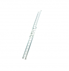 Escalera Kushiro Eale24 Aluminio Extensible 2 × 12 Con Soga