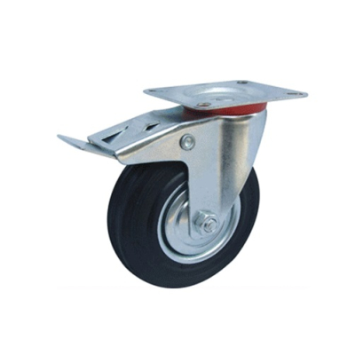 Rueda De Goma Base Girat Y Freno 5 100K Kushiro Rcgf5003