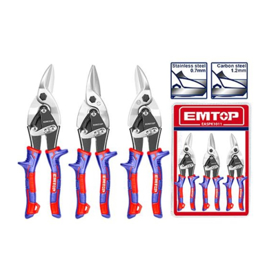 Juego De 3 Tijeras Aviacion 10 Emtop Easpk1011