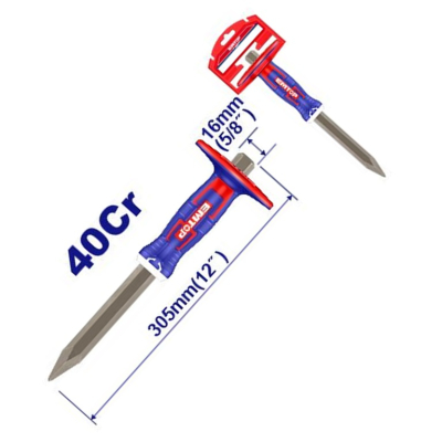 Punta C/Prot Etmop Eccl041602 Acero 40Cr 4X16X305Mm
