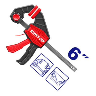 Prensa Rapida Clamp 63X150Mm Emtop Eclpq60101
