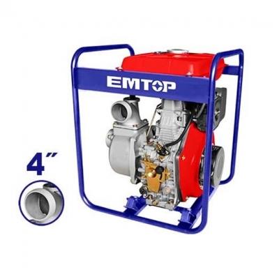 Motobomba De Agua Diesel 4 Pulg 8,3hp 418cc Emtop Edwp10011