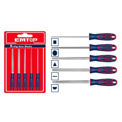 Juego De Limas 8 Pul 5Pzs Emtop Esfss0501
