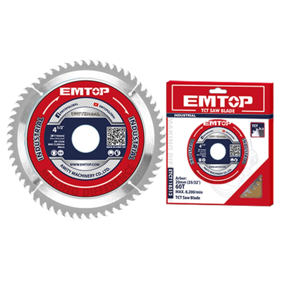 Sierra Circular 254Mm 60T D.30Mm Y Buje 25,4 Y16Mm  Emtop Etct125423