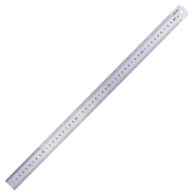 Regla De Inox De  50 Cms.