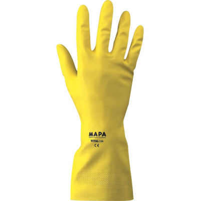 Par De Guante Latex Domestico. Mapa Vital 124 T8