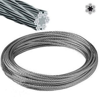 Cable Acero Galv. 6 X 19+1  3 Mm X Mt