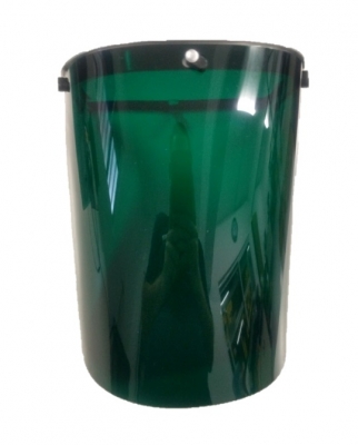 Protector Facial Alta Temp Verde P/casco260x320x2,5mm