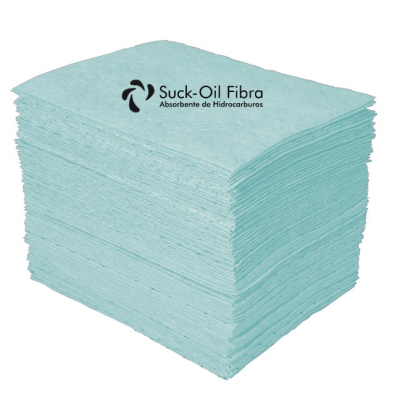 Paño Absorbente Universal Verde 50X50Cm 350Grs Suckoil X Unid