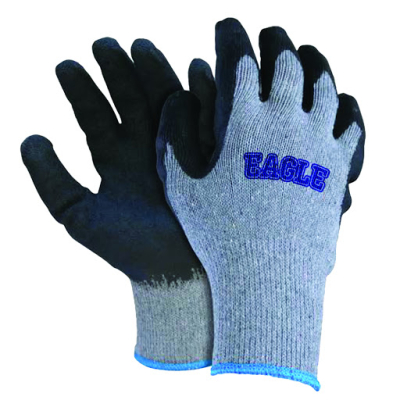 Par Guante Eagle Respaldo De Poliester, Bano Latex. Iram