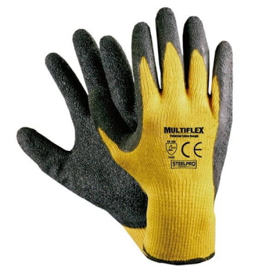 Par De Guante Multiflex Poliester Bano Latex